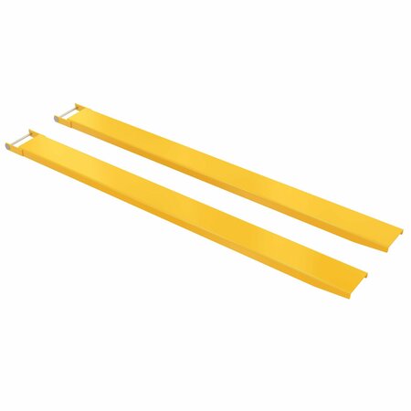 VESTIL Fork Extensions Pin Style, 96L x 7" W, PR FE-7-96-P